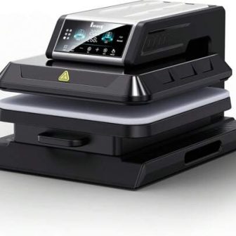 Auto Heat Press Machine For T Shirts - 15x15 Smart T Shirt...