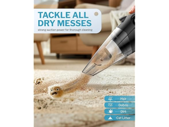 Handheld Rechargeable Car Vacuum AK-007A