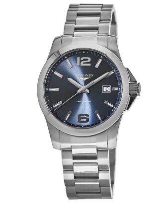Longines Conquest Quartz Blue Dial Stainless Steel Men's Watch L3.759.4.96.6 L3.759.4.96.6